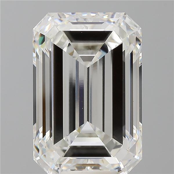 12.58 ct. emerald Lab Grown Diamond front image