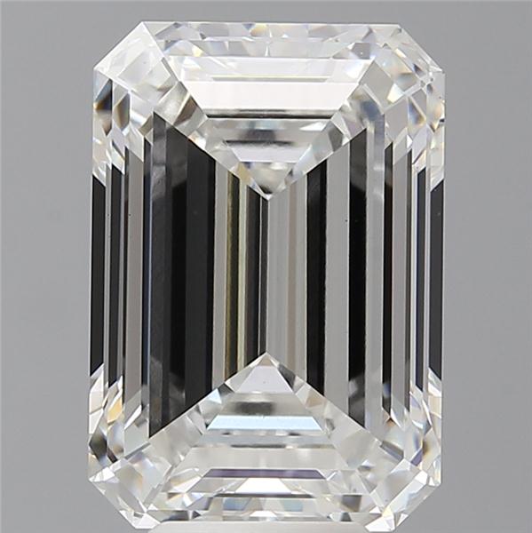 7.09 ct. emerald Lab Grown Diamond front image