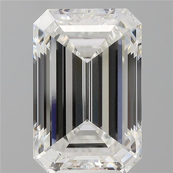 7.51 ct. emerald Lab Grown Diamond front image