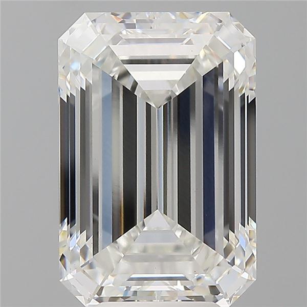 7.08 ct. emerald Lab Grown Diamond front image