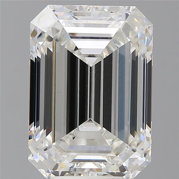 7.07 ct. emerald Lab Grown Diamond front image