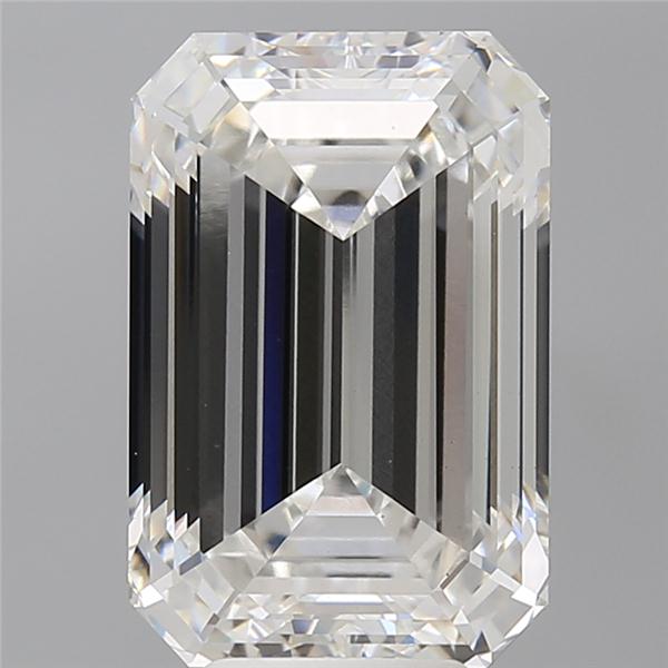 7.10 ct. emerald Lab Grown Diamond front image