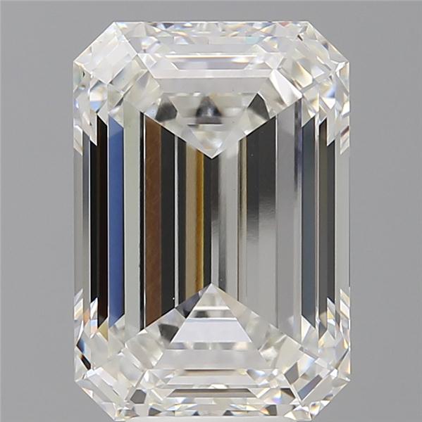 7.09 ct. emerald Lab Grown Diamond front image