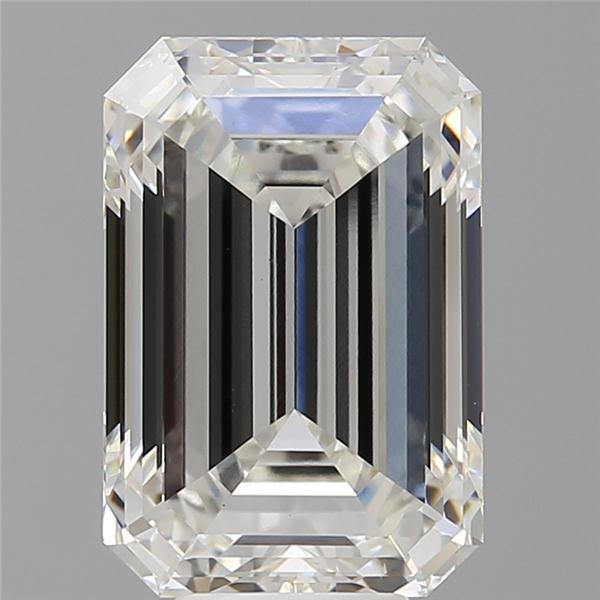 7.08 ct. emerald Lab Grown Diamond front image
