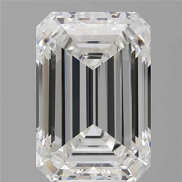 7.09 ct. emerald Lab Grown Diamond front image