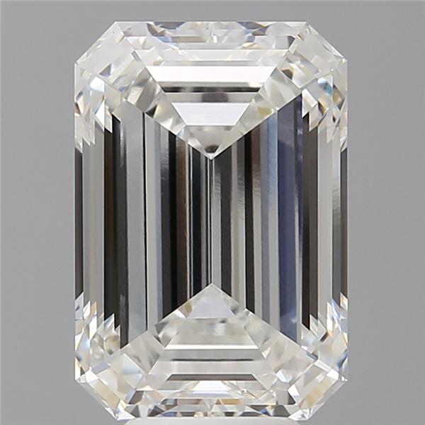7.06 ct. emerald Lab Grown Diamond front image