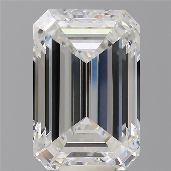 12.58 ct. emerald Lab Grown Diamond front image