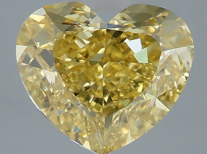 2.54 ct. heart Lab Grown Diamond front image