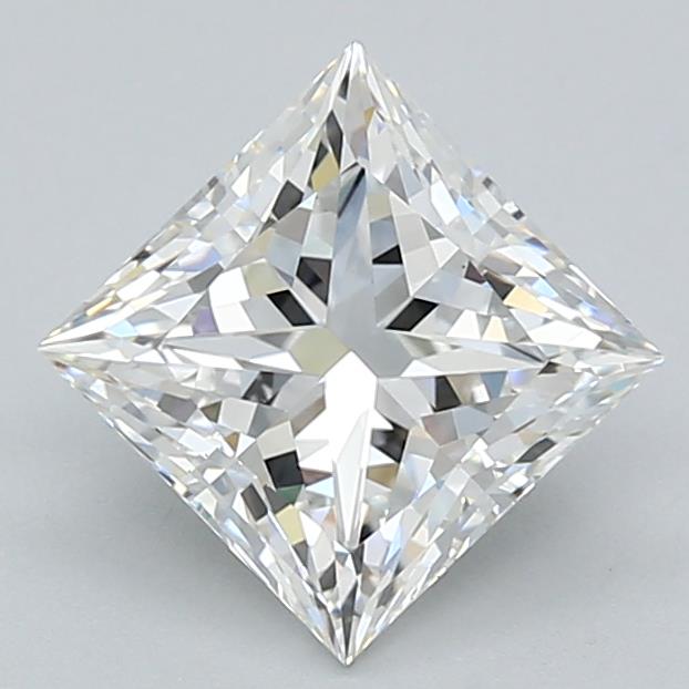 2.56 ct. princess Lab Grown Diamond front image