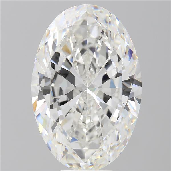 10.90 ct. oval Lab Grown Diamond front image