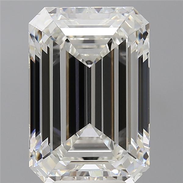 7.10 ct. emerald Lab Grown Diamond front image