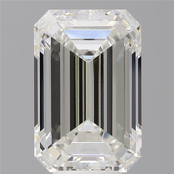 7.09 ct. emerald Lab Grown Diamond front image