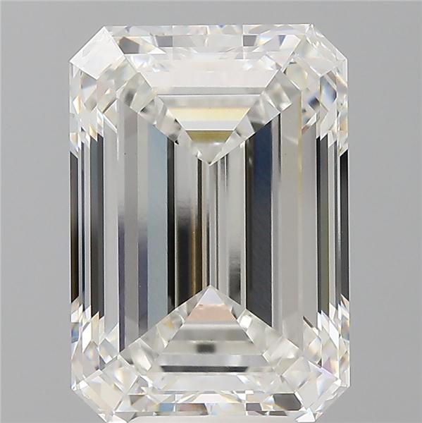 7.42 ct. emerald Lab Grown Diamond front image