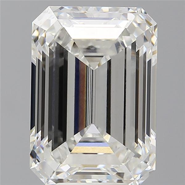 7.10 ct. emerald Lab Grown Diamond front image