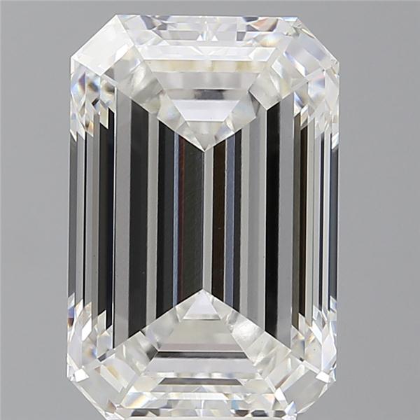 7.09 ct. emerald Lab Grown Diamond front image
