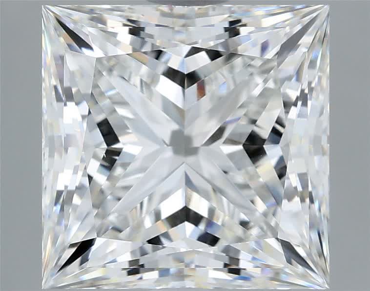 5.03 ct. princess Lab Grown Diamond front image