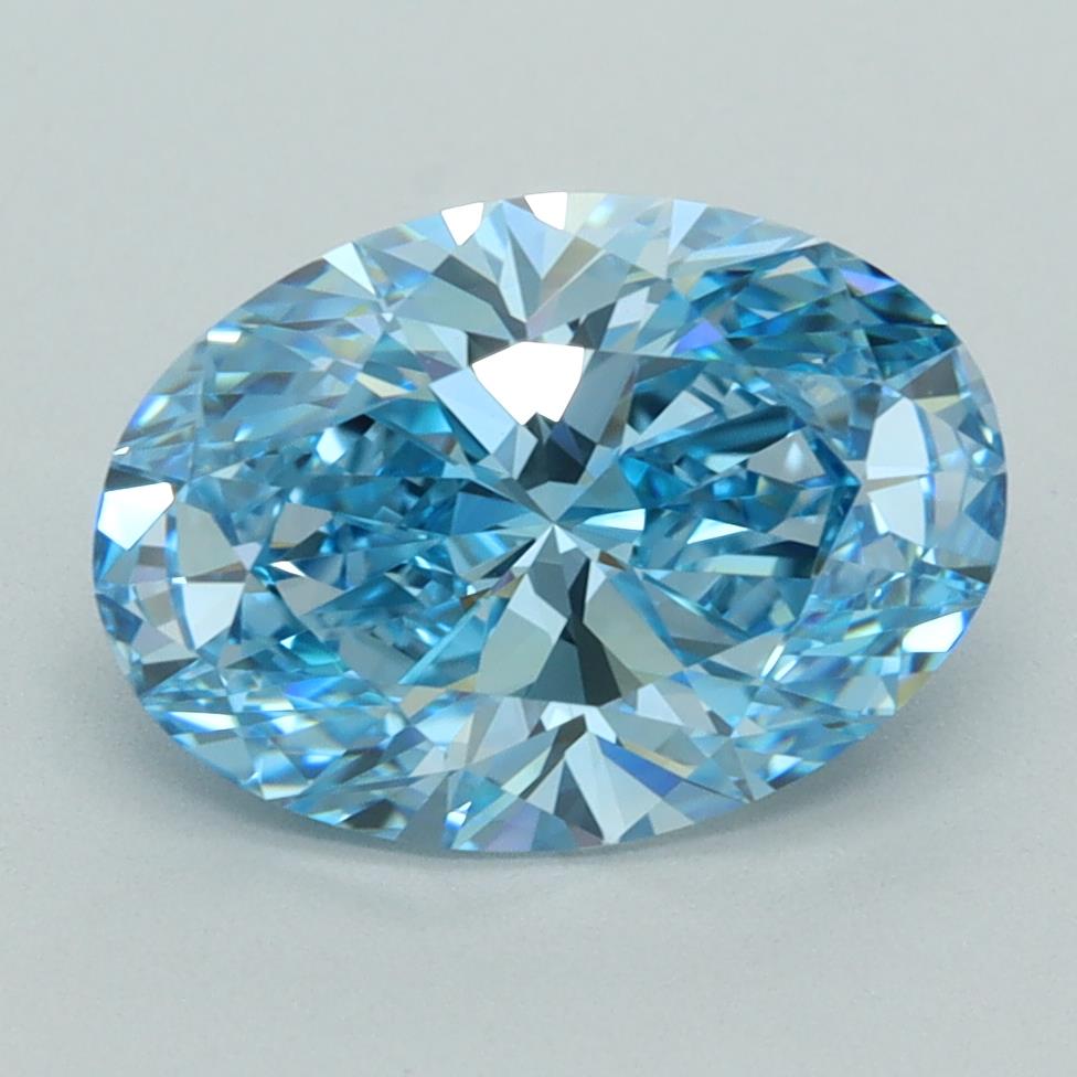3.02 ct. oval Lab Grown Diamond front image