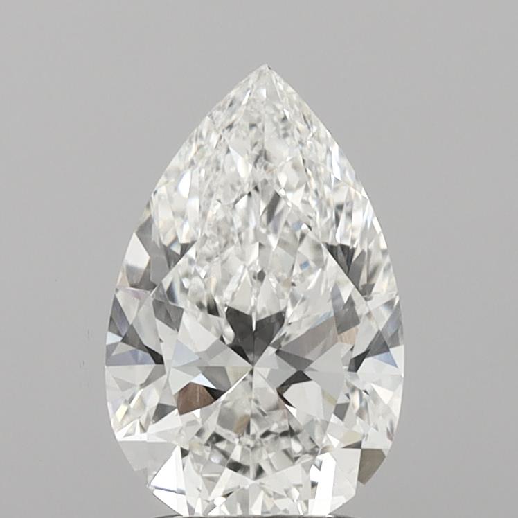 2 carat f VS1 EX Cut IGI pear diamond