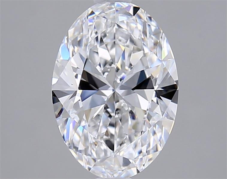 2.02 ct. oval Lab Grown Diamond front image