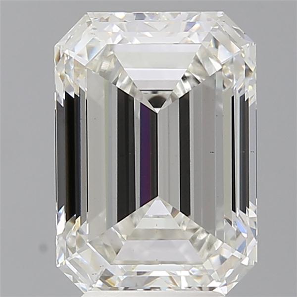 4.55 ct. emerald Lab Grown Diamond front image