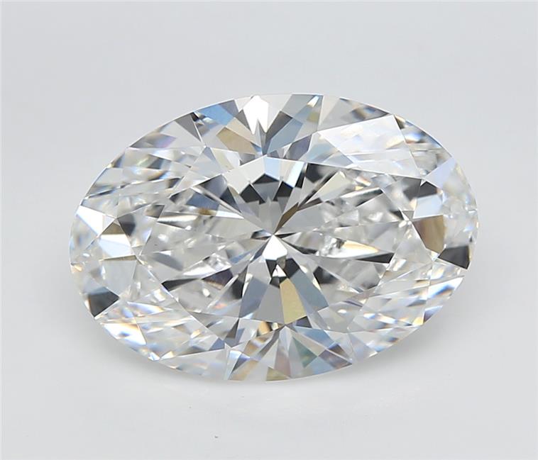 6.08 ct. oval Lab Grown Diamond front image