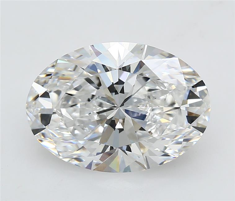 6.34 ct. oval Lab Grown Diamond front image