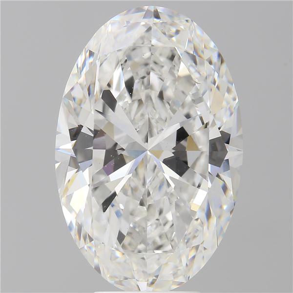7.05 ct. oval Lab Grown Diamond front image