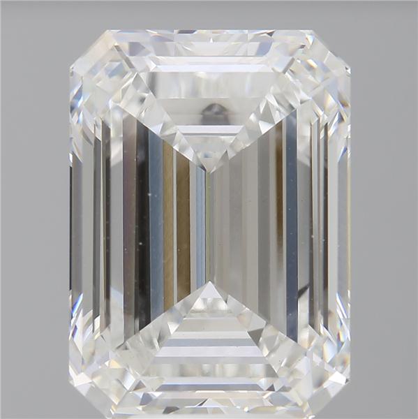 7.58 ct. emerald Lab Grown Diamond front image