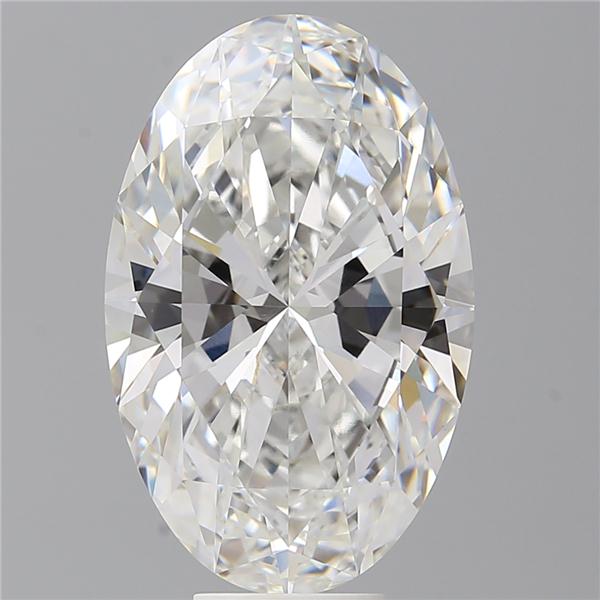 9.09 ct. oval Lab Grown Diamond front image
