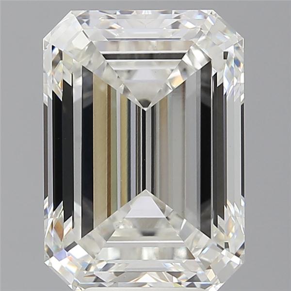 7.04 ct. emerald Lab Grown Diamond front image