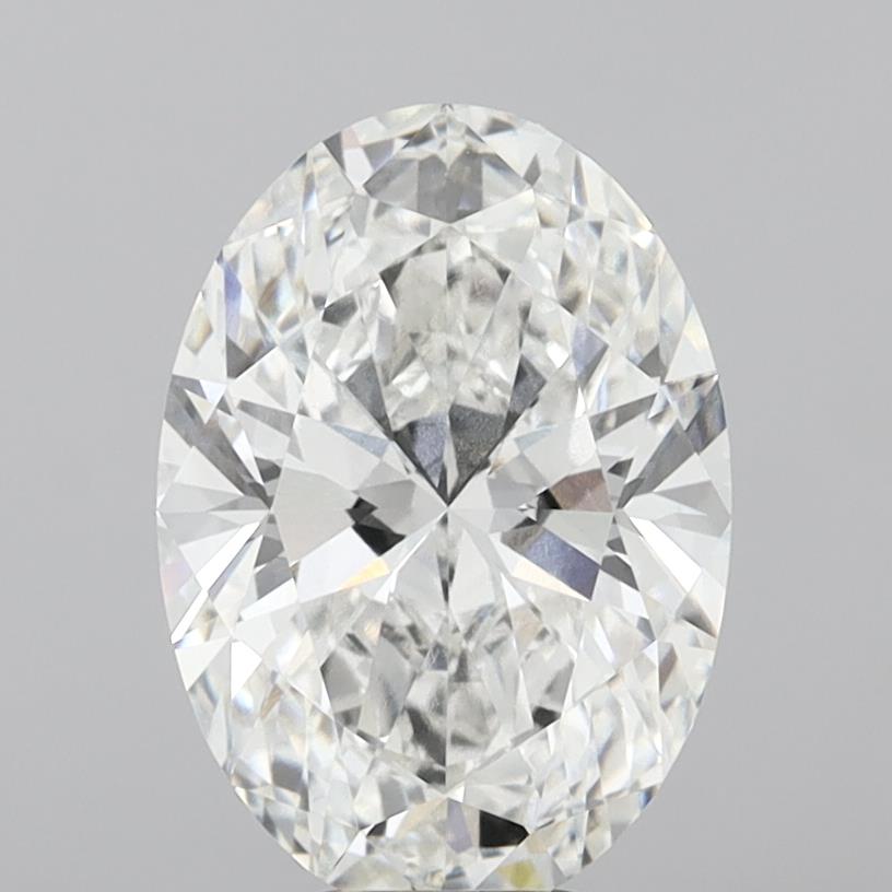 7.10 ct. oval Lab Grown Diamond front image