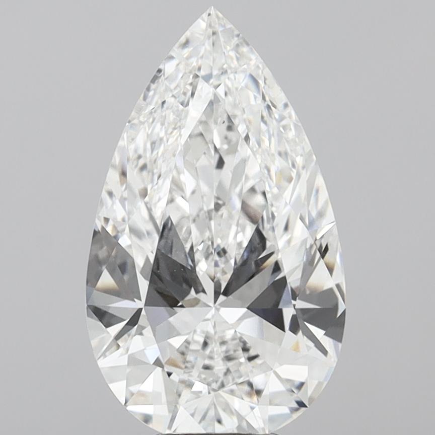 7.09 ct. pear Lab Grown Diamond front image