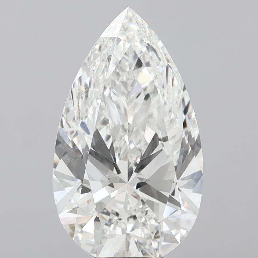 7.09 ct. pear Lab Grown Diamond front image