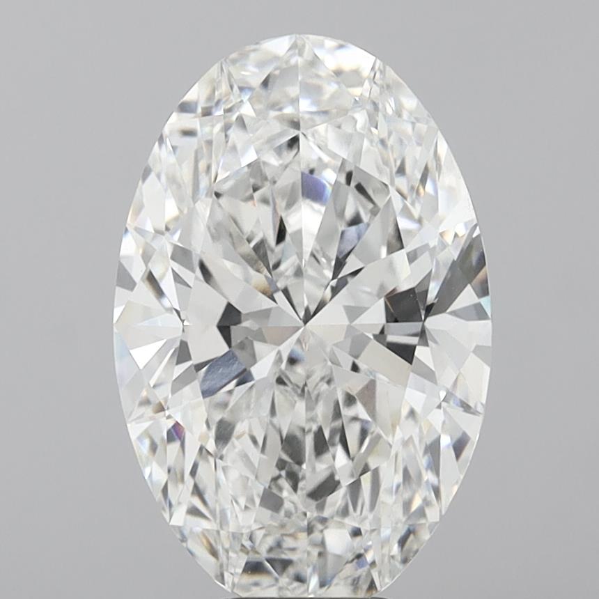 8.03 ct. oval Lab Grown Diamond front image