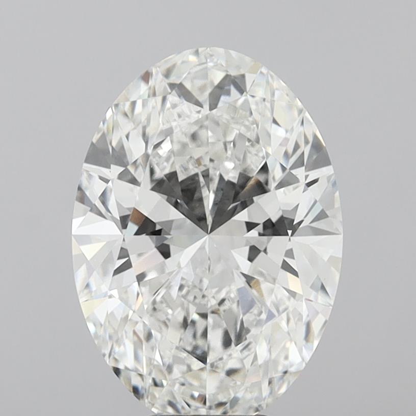 7.07 ct. oval Lab Grown Diamond front image