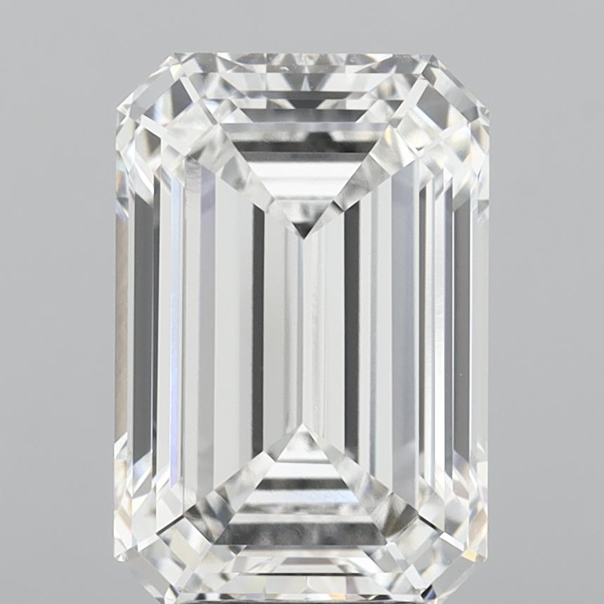 6.09 ct. emerald Lab Grown Diamond front image