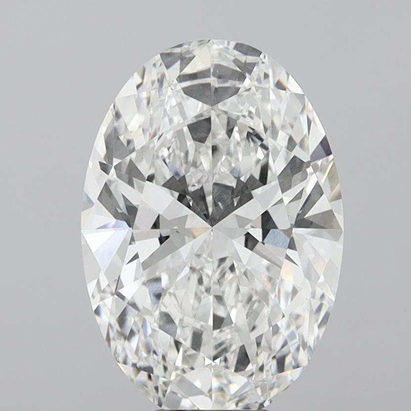 7.59 ct. oval Lab Grown Diamond front image
