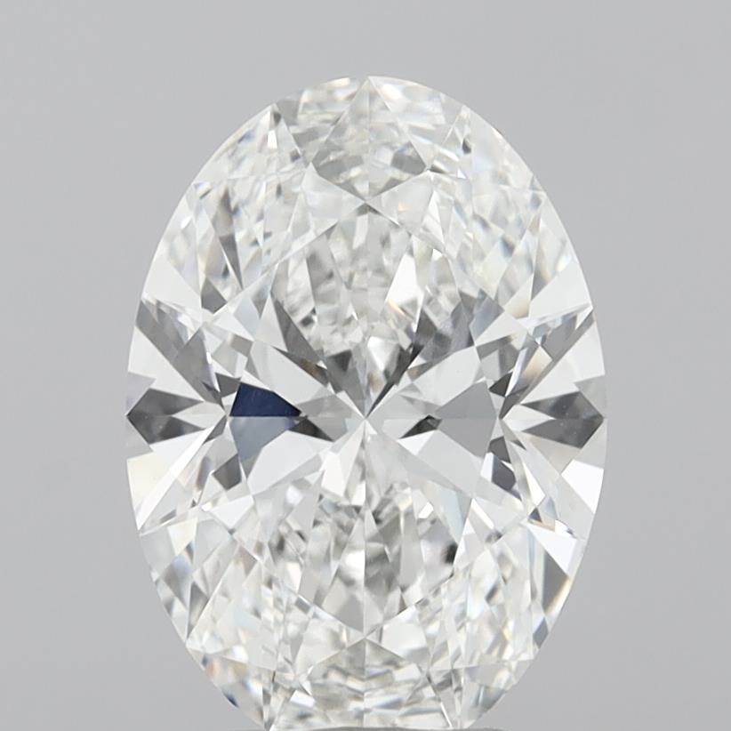 7.08 ct. oval Lab Grown Diamond front image