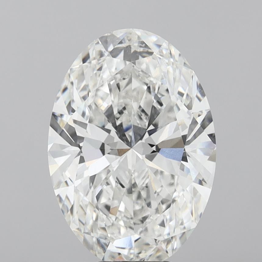 8.04 ct. oval Lab Grown Diamond front image