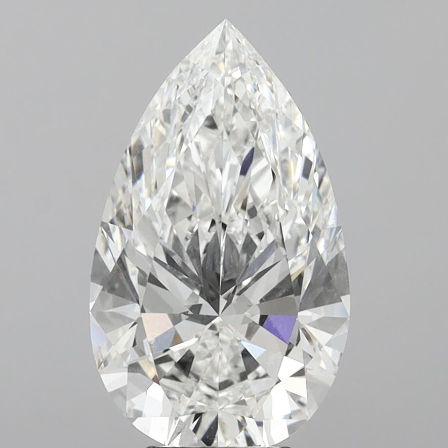 7.04 ct. pear Lab Grown Diamond front image