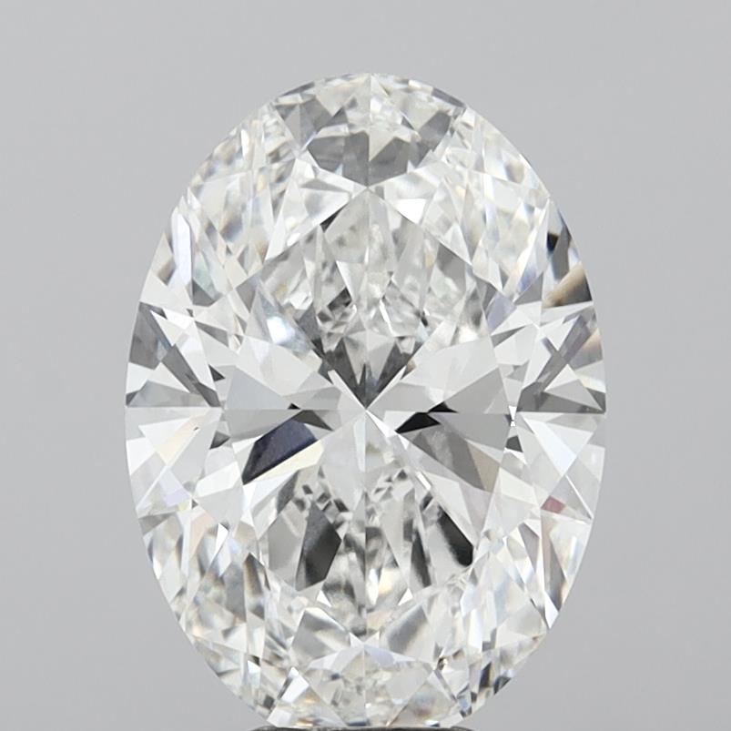 7.09 ct. oval Lab Grown Diamond front image