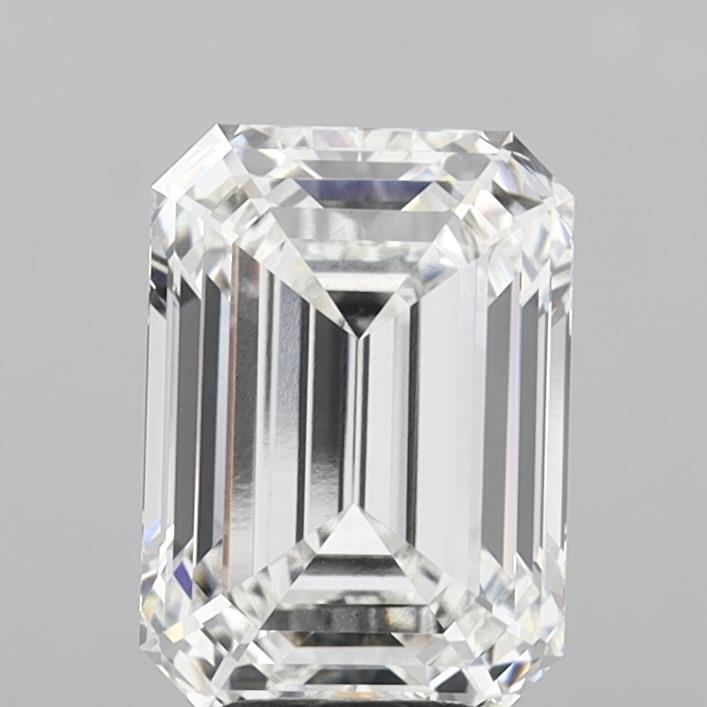 6.07 ct. emerald Lab Grown Diamond front image