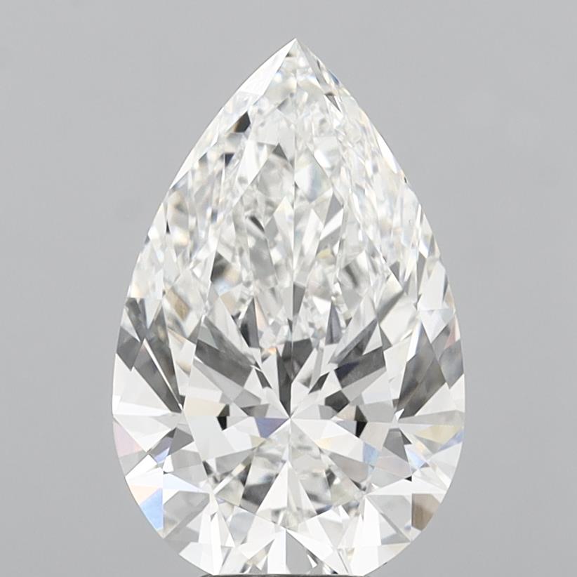 6.05 ct. pear Lab Grown Diamond front image