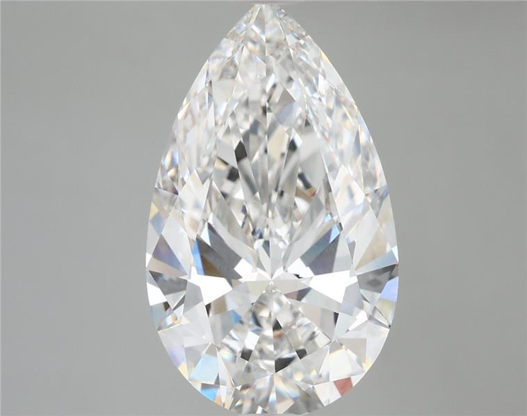 3.26 carat d VVS1 EX Cut IGI pear diamond
