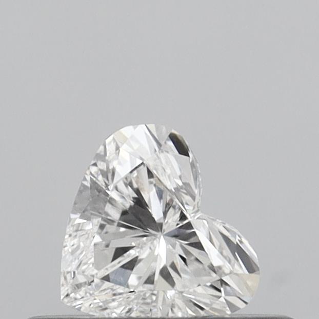 Actual 0.28 carat E Heart lab-grown diamond