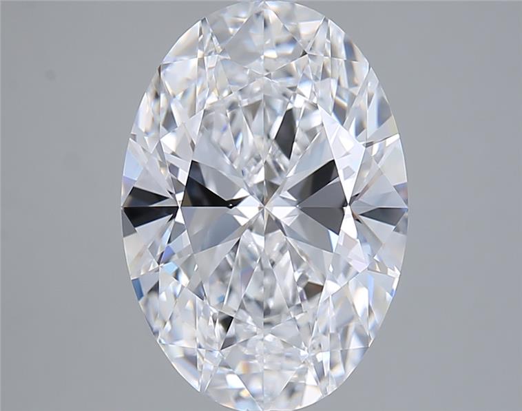 5.02 ct. oval Lab Grown Diamond front image