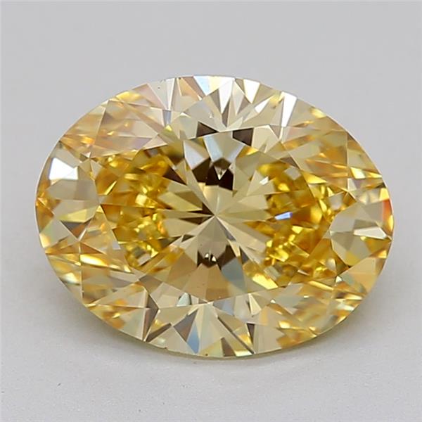 3.08 ct. oval Lab Grown Diamond front image
