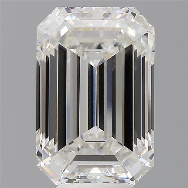 7.10 ct. emerald Lab Grown Diamond front image