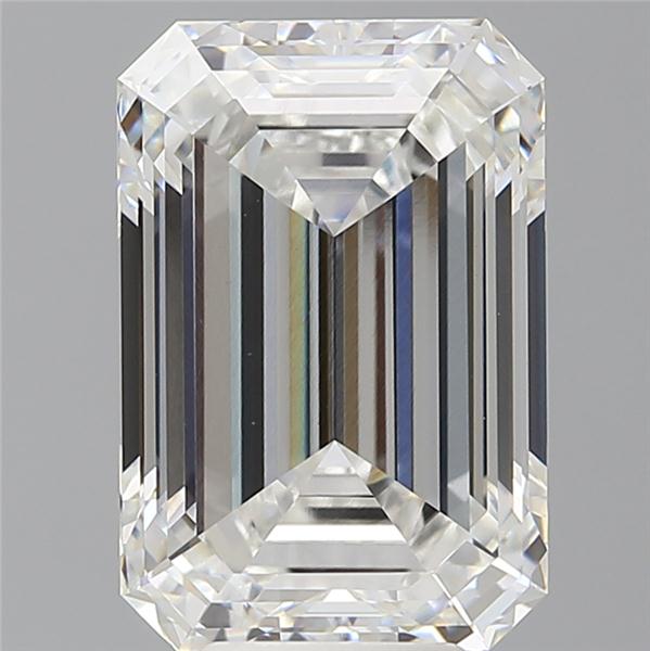 7.09 ct. emerald Lab Grown Diamond front image