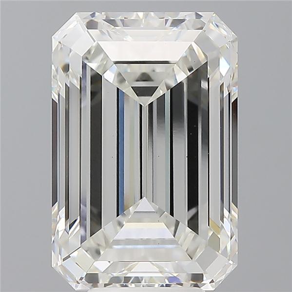 7.03 ct. emerald Lab Grown Diamond front image